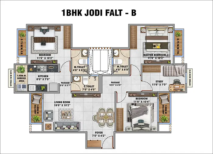 Master Layout Plan - Haware My First Home Residential Project