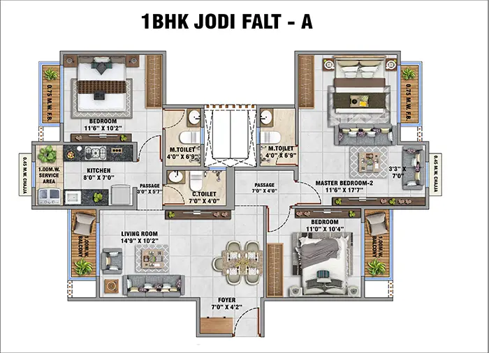 Unit Plan Details - Haware My First Home Kalyan