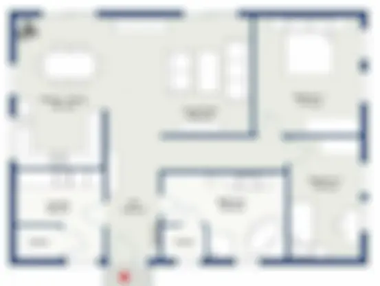 Haware Kalyan 1 BHK Modern Apartment Floor Plan and Layout